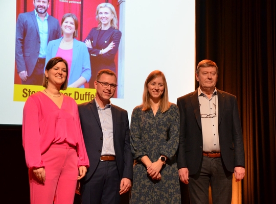 Top-3 en lijstduwer bekendgemaakt tijdens nieuwjaarsreceptie