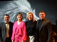 Van links naar rechts: kandidaten Kristoff Van Genechten, Sofie Joosen, Svetlana Nikolayonok en Koen Metsu